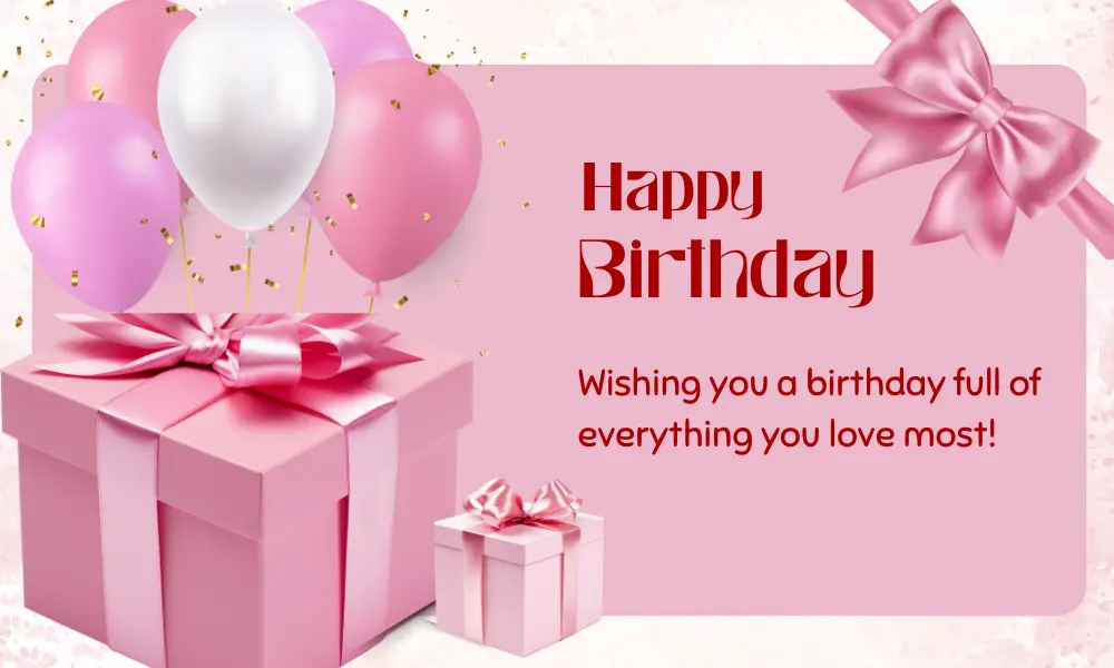 Birthday Gift Message Writing