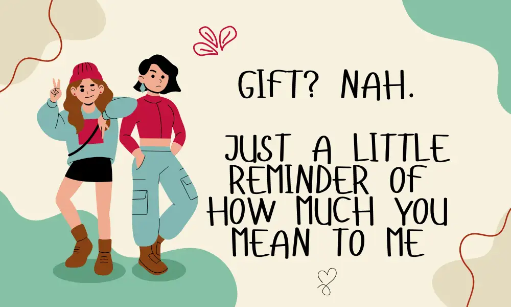 Gift Message Writing For Friend